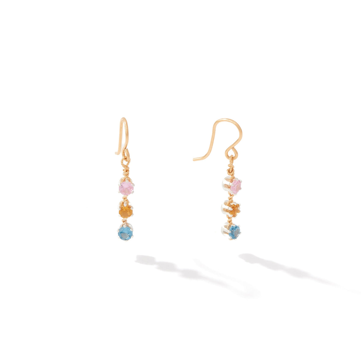 You Are My Sunshine Earrings - 3 Stones | Ronaldo Designer Jewelry