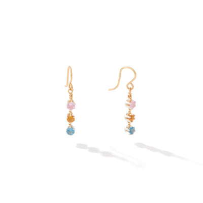 You Are My Sunshine Earrings - 3 Stones | Ronaldo Designer Jewelry