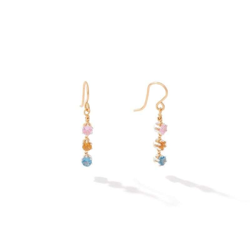 You Are My Sunshine Earrings - 3 Stones | Ronaldo Designer Jewelry