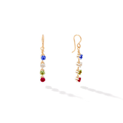 You Are My Sunshine Earrings - 4 Stones | Ronaldo Designer Jewelry