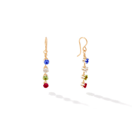 You Are My Sunshine Earrings - 4 Stones | Ronaldo Designer Jewelry
