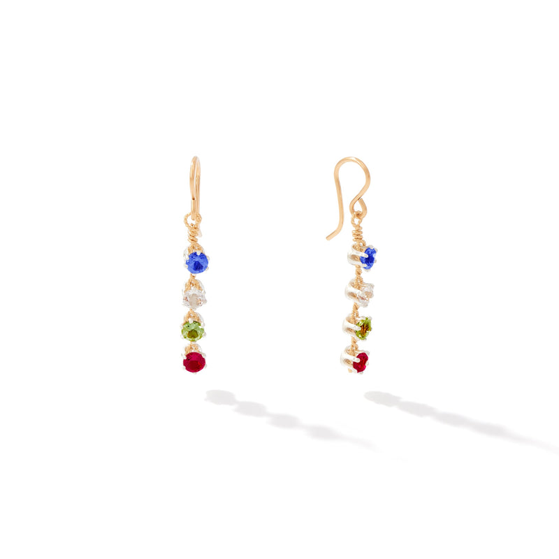 You Are My Sunshine Earrings - 4 Stones | Ronaldo Designer Jewelry