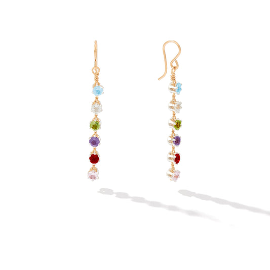 You Are My Sunshine Earrings - 6 Stones | Ronaldo Designer Jewelry
