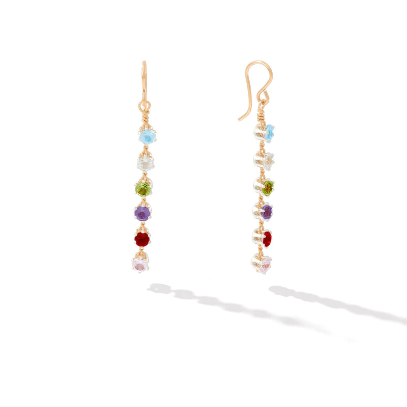 You Are My Sunshine Earrings - 6 Stones | Ronaldo Designer Jewelry