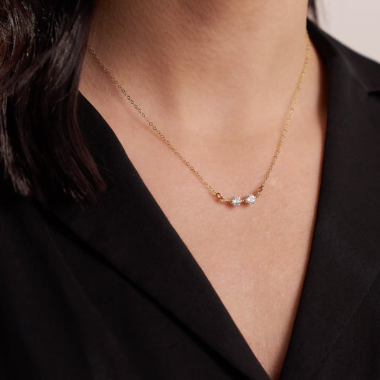 You Are My Sunshine Necklace - 2 Stones