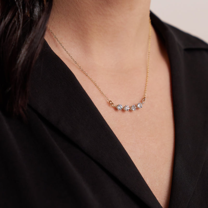 You Are My Sunshine Necklace - 4 Stones | Ronaldo Designer Jewelry