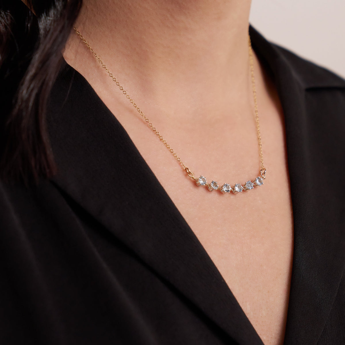You Are My Sunshine Necklace - 6 Stones | Ronaldo Designer Jewelry