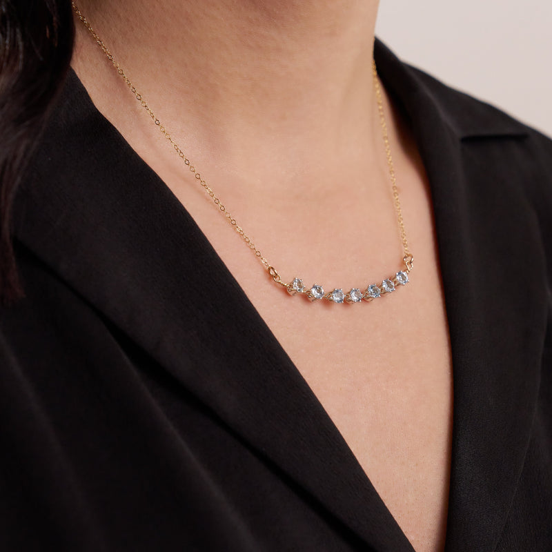 You Are My Sunshine Necklace - 7 Stones | Ronaldo Designer Jewelry