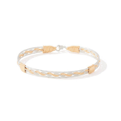 Always a Part of Me Bracelet | 14K Gold Artist Wire and Sterling Silver | Ronaldo Designer Jewelry