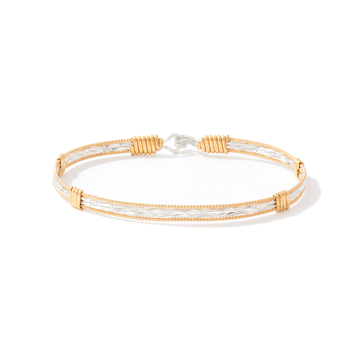 Be the Light Bracelet | 14K Gold Artist Wire and Sterling Silver | Ronaldo Designer Jewelry