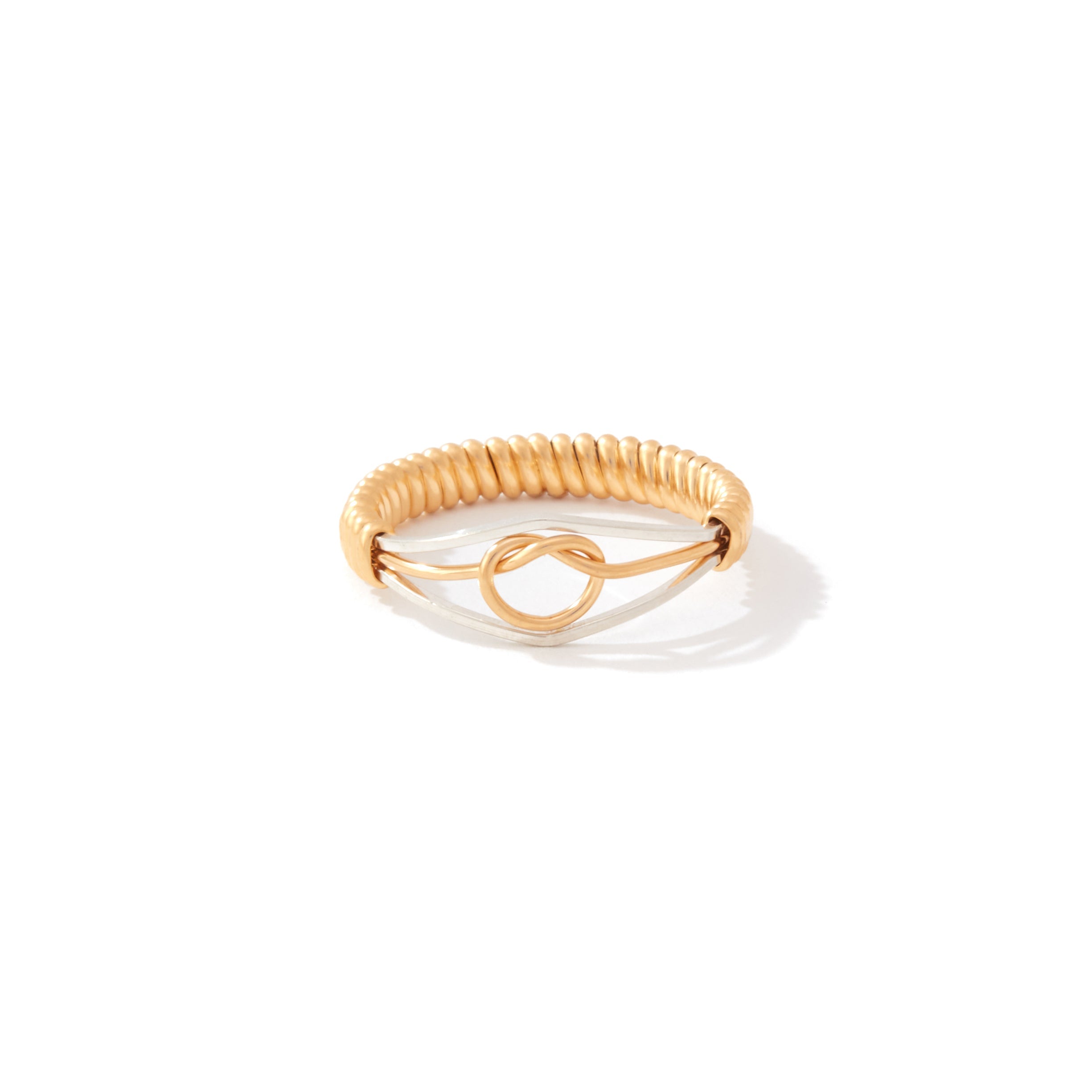 A Shimmer Grace Men's Gold Band Ring